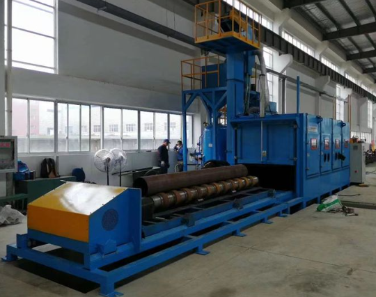 仙桃喷砂机在管道除锈中的现场施工应用