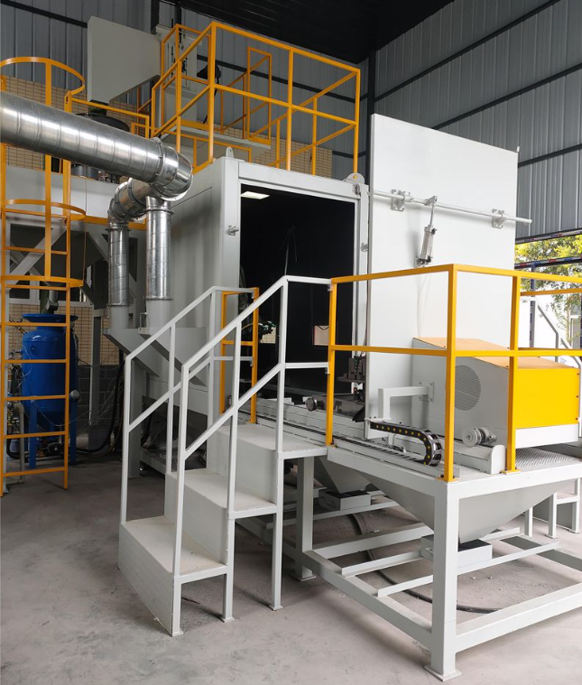 仙桃全自动喷砂机 实现无人化高效生产