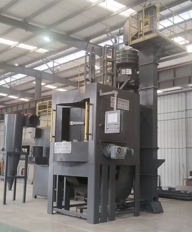 仙桃转盘式喷砂机 提升圆形工件处理效率